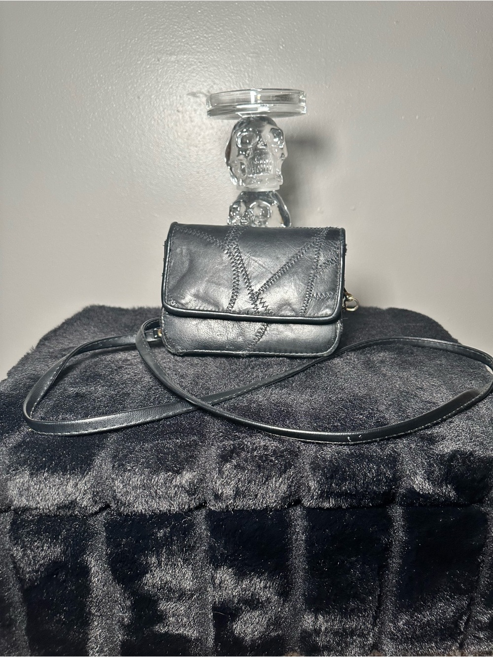 Gitano Vintage 80s leather crossbody bag